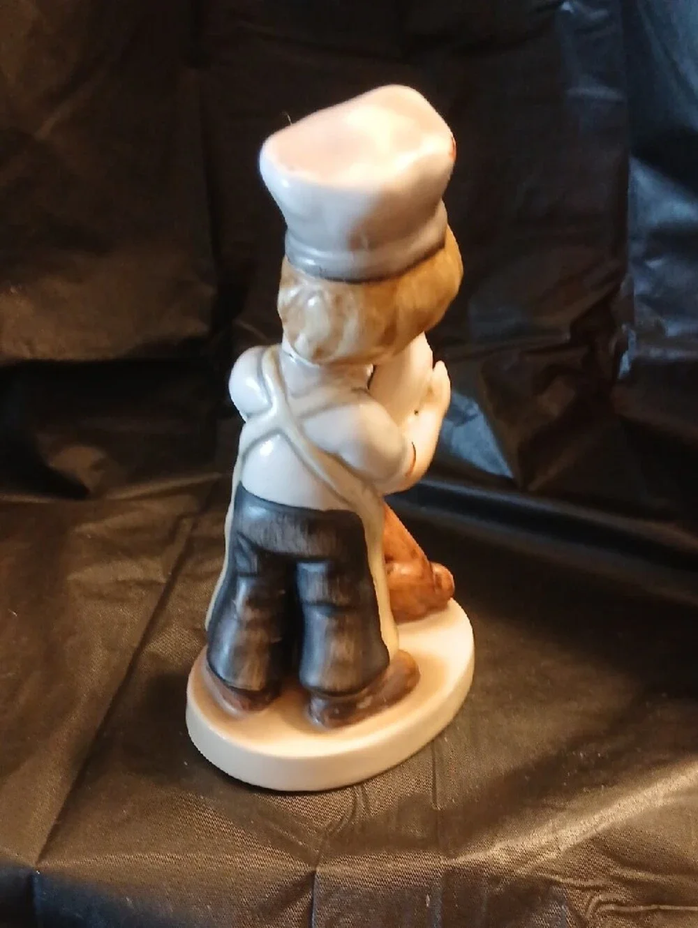 Napco Porcelain Boy with Dog Figurine - 